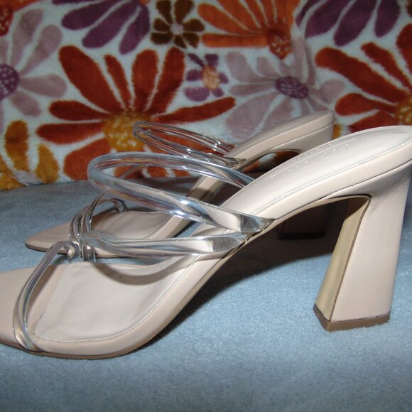 Apt 9. Clear High Heels - Picture 2 of 4
